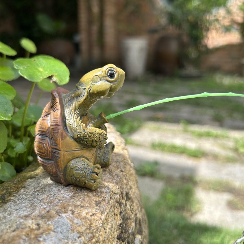 Turtle Fishing Fish Tank Aquar - Fish Aquarium Home review and price