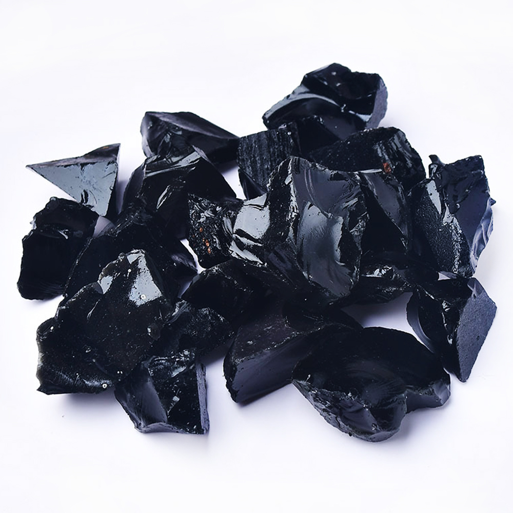 Natural Black Obsidian Raw Sto - Fish Tank Gravel review and price