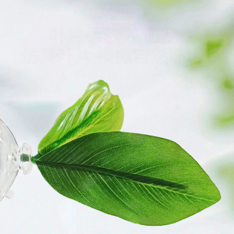 (Ce14)1/5PC Green Leaf Hammock - Aquarium Fish Betta review and price
