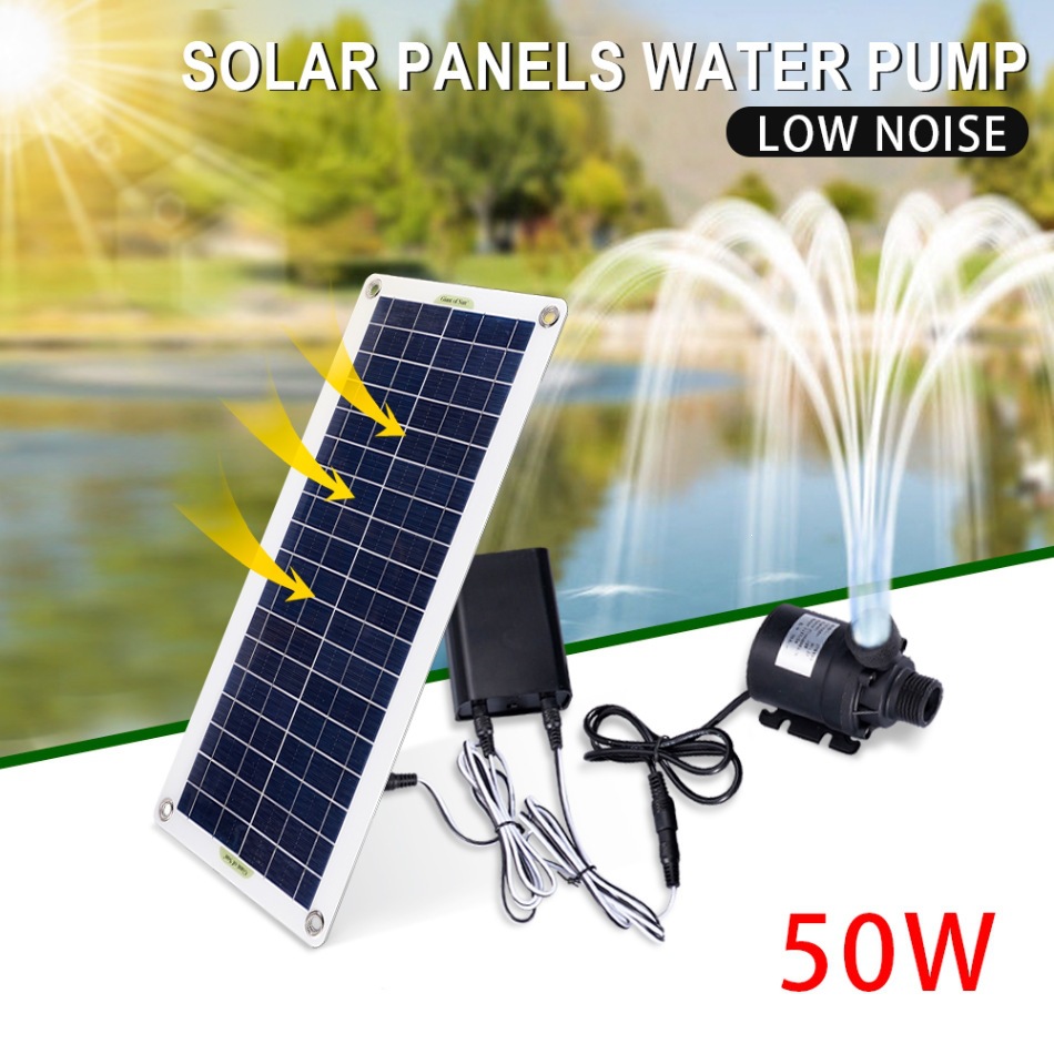50W Solar Power Water Pump Set - Aquarium Pump review and price