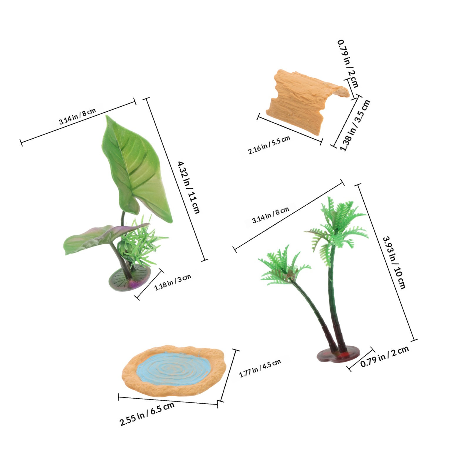 1Set Realistic Miniature Pond  - Aquarium Decor review and price