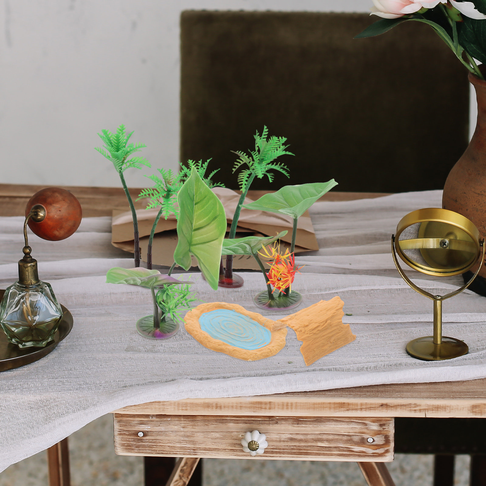 1Set Realistic Miniature Pond  - Aquarium Decor review and price