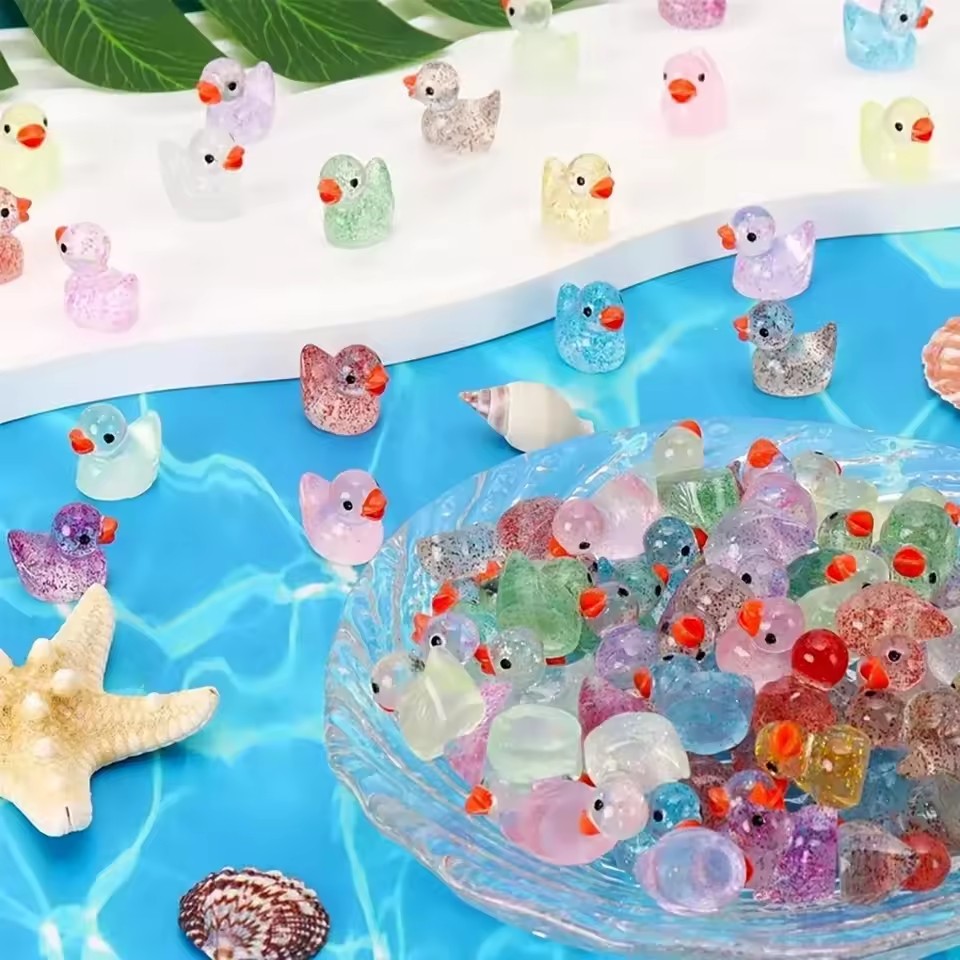 ~ Miniature Resin Duck with Pu - Aquarium Decor review and price