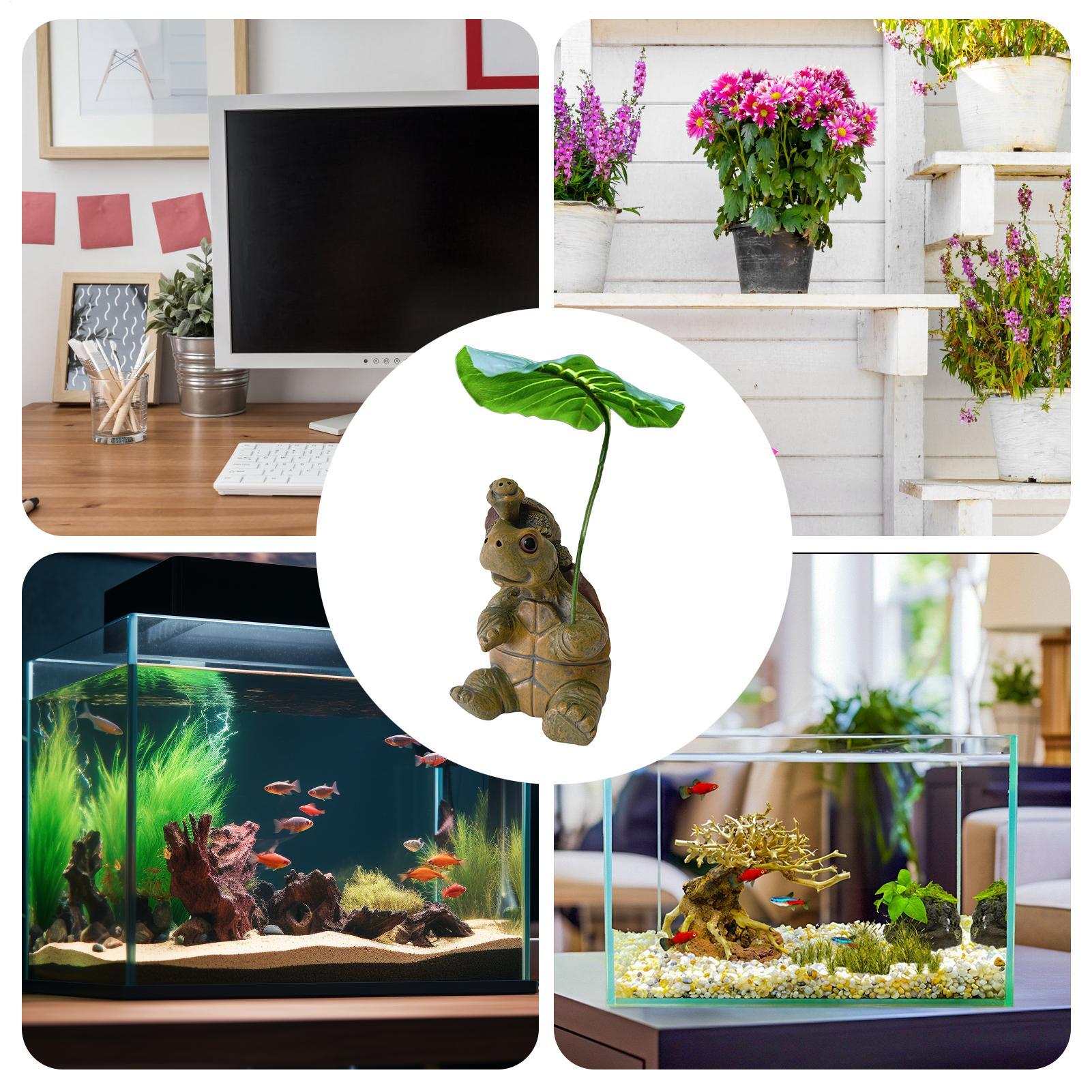 Turtle Figurine Fish Tank Deco - Fish Aquarium Home review and price