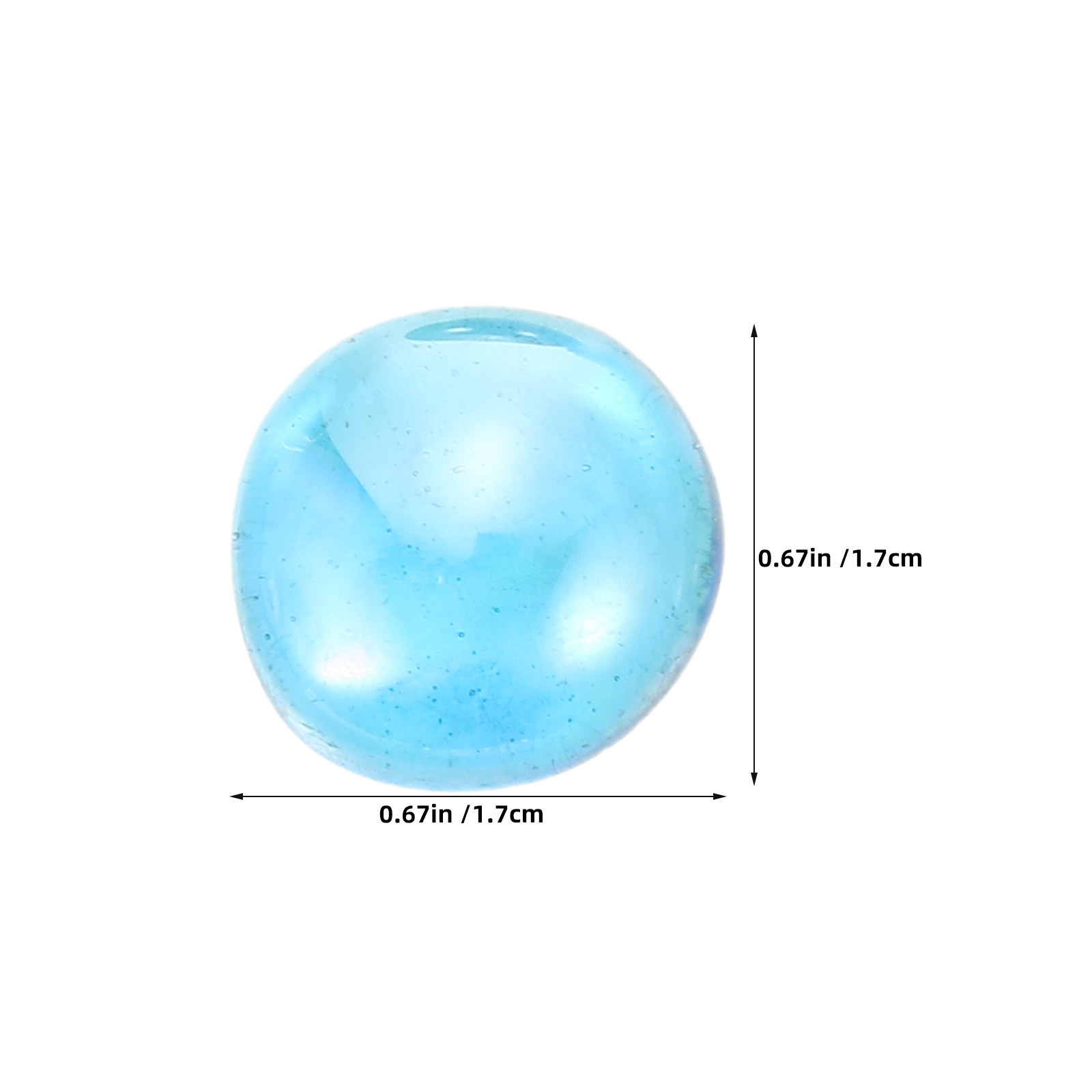 1 Bag Glass Flat Beads Clear F - Aquarium Decor review and price